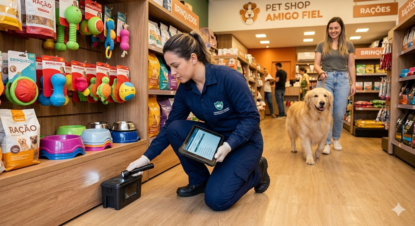Dedetizar Um Pet Shop